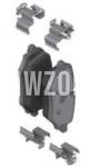 Rear brake pads (330x20mm diameter) // grey gloss caliper