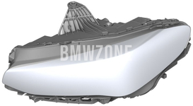 Headlight LED left U06 adaptive with extended scopes