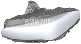 Headlight LED left U06 adaptive with extended scopes (OEM)