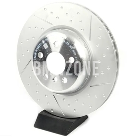 Rear right brake disc (345x24mm) M-Performance perforated (OEM)