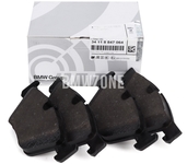 Front brake pads (330x24mm diameter)
