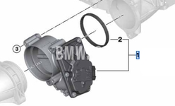 Throttle body 35i, 40i, 50e, 60e B58L B58N B58X