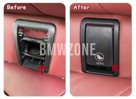 Rear Seat Isofix Cover BMW 52207948756 // Black (OEM)
