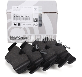 Rear brake pads (280x10mm / 300x20mm diameter) (OEM)