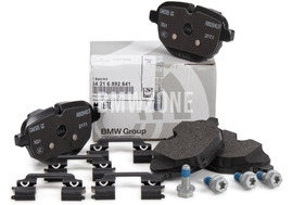 Rear brake pads (330x20mm diameter) - 4 guide shims (OEM)