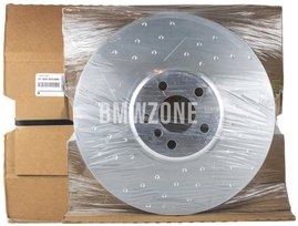 Front right brake disc (374x36mm) M-Performance perforated (OEM)
