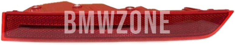 Rear bumper reflector lens with fog light left G07/G07 LCI standard bumper