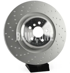 Rear left brake disc (398x28mm) M-Performance perforated