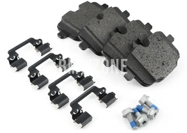 Rear brake pads (370x24mm diameter) - 4 guide shims (OEM)