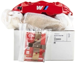 Rear red brake caliper right M (380x28mm diameter) (OEM)