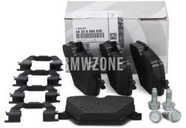 Rear brake pads (345x24mm diameter) (OEM)