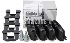 Rear brake pads (330x20mm diameter) (OEM)