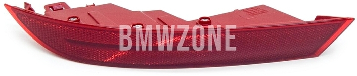Rear bumper reflector lens with fog light left G05/G05 LCI standard bumper