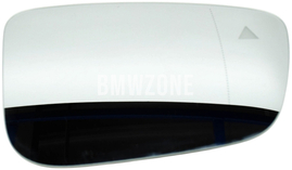Outside mirror glass right Gx series 5,6,7,8 passenger side // with automatic dimming+with a blind-spot vehicle warning (OEM)