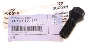 Wheel bolt black (M14x1,25)