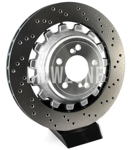 Rear right brake disc (380x28mm) M perforated (OEM)