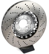 Front left brake disc (400x36mm) M perforated (OEM)
