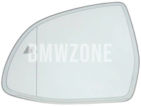 Outside mirror glass left Gx series X3/X4, X5/X6, X7, XM driver side // with automatic dimming+with a blind-spot vehicle warning