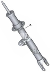 Front shock absorber left G31/G31 LCI (adaptive chassis)