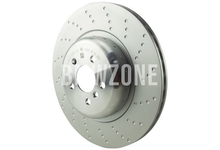 Rear right brake disc (370x24mm) M-Performance perforated