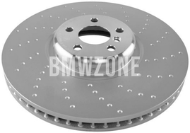 Front right brake disc (395x36mm) M-Performance perforated (OEM)