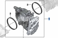 Throttle body 20i/20e, 30i/30e, 40i/40e B46 B48x B58