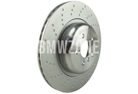 Rear left brake disc (370x24mm) M-Performance perforated (OEM)