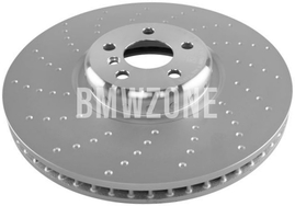 Front left brake disc (395x36mm) M-Performance perforated (OEM)
