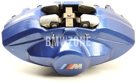 Rear blue brake caliper left M (370x24mm diameter) (OEM)