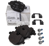 Rear brake pads (330x20mm diameter) - 2 guide shims