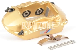 Rear gold brake caliper right M Carbon Ceramic (380x28mm diameter) (OEM)