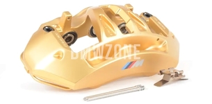 Front gold brake caliper right M Carbon Ceramic (400x38mm diameter)