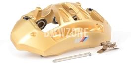 Front gold brake caliper left M Carbon Ceramic (400x38mm diameter) (OEM)