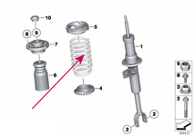 Front suspension spring (standard chassis) // 28.11.2011-30.06.2012