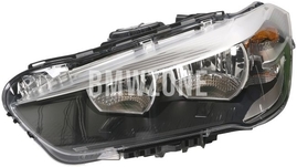 Headlight Halogen left X1 F48/X1 F48 LCI H7+H7 with leveling motor (OEM)