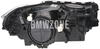 Headlight Halogen left X1 F48/X1 F48 LCI H7+H7 with leveling motor (OEM)