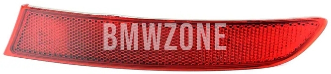 Rear bumper reflector lens right X3 F25 standard bumper // 01.04.2014-