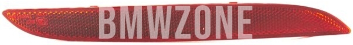 Rear bumper reflector lens F20 LCI/F21 LCI - right standard bumper / left M-Packet bumper