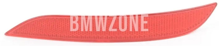 Rear bumper reflector lens left X1 E84 standard bumper