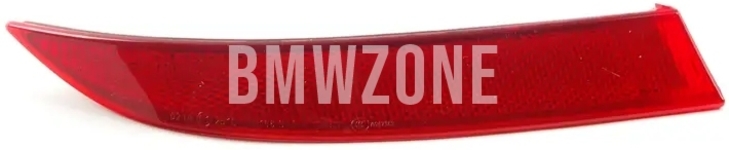 Rear bumper reflector lens left X5 E70 LCI standard bumper