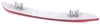 Rear bumper reflector lens right F10 standard bumper (OEM)