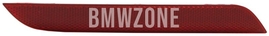 Rear bumper reflector lens left F10 standard bumper (OEM)