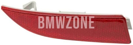 Rear bumper reflector lens left X3 E83 LCI standard bumper