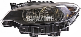 Headlight Halogen left F22/F23 H7+H15 with leveling motor