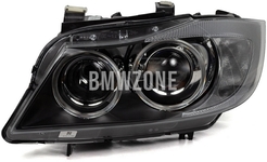 Headlight Bi-Xenon left E90/E91 D1S+H7 non adaptive