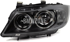 Headlight Bi-Xenon left E90/E91 D1S+H7 non adaptive (OEM)