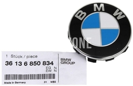 Wheel center cap, chrome edge (OEM)