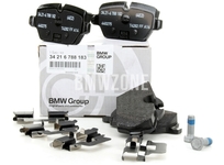 Rear brake pads (280x10mm / 296x10,5mm diameter)