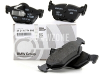 Rear brake pads (300x20mm diameter)