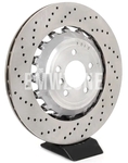 Rear left brake disc (396x24mm) M perforated